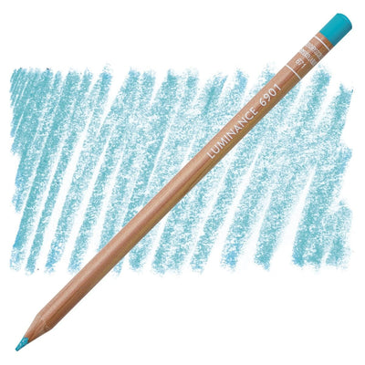 CaranD'ache Luminance 6901 Pencil Chrysocolla Blue (671) | Reliance Fine Art |Carendache Luminance Singles