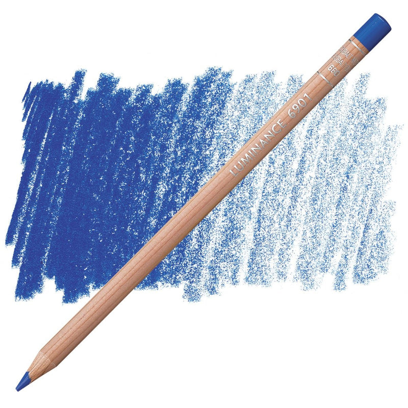CaranD`ache Luminance 6901 Pencil Middle Cobalt Blue (660) | Reliance Fine Art |Carendache Luminance Singles