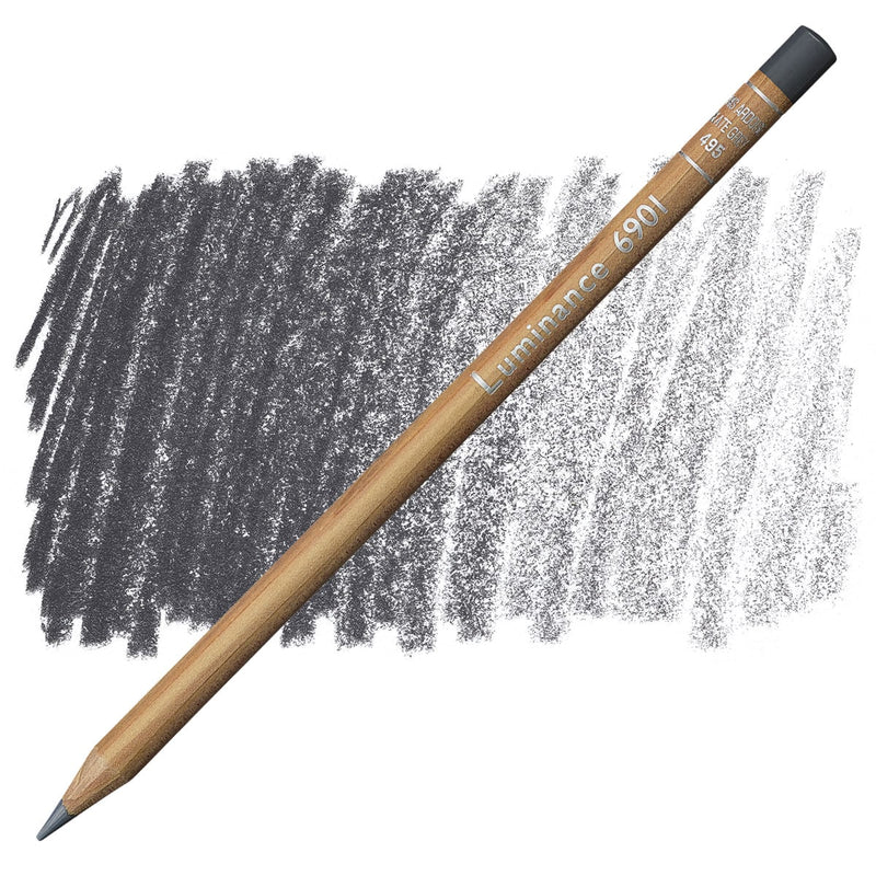CaranD`ache Luminance 6901 Pencil Slate grey (495) | Reliance Fine Art |Carendache Luminance Singles