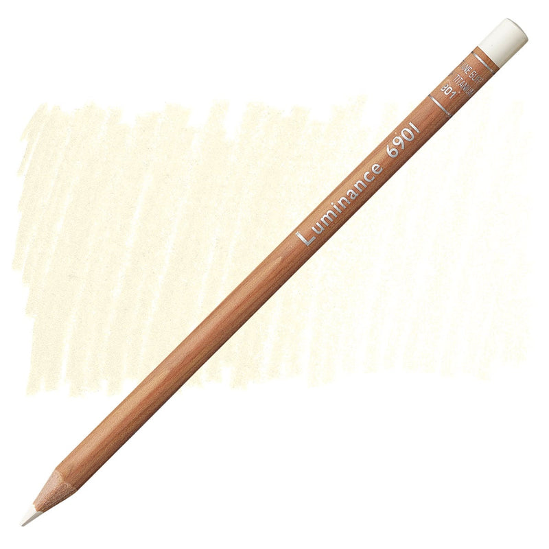 CaranD`ache Luminance 6901 Pencil Titanium Buff (801) | Reliance Fine Art |Carendache Luminance Singles