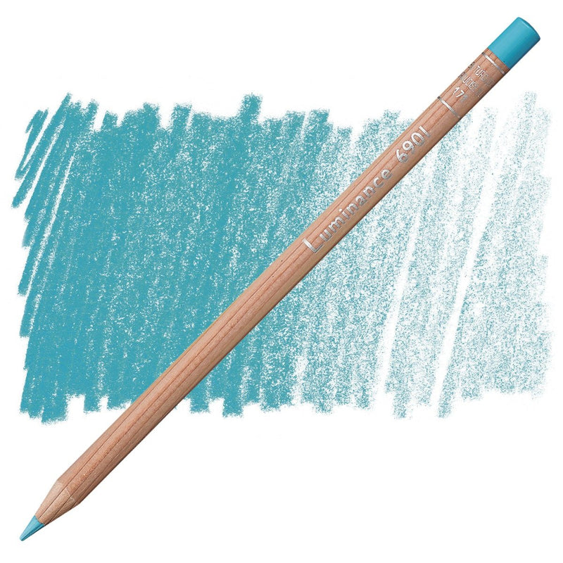 CaranD`ache Luminance 6901 Pencil Turquoise Blue (171) | Reliance Fine Art |Carendache Luminance Singles