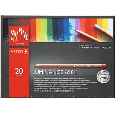 CaranD`ache Luminance 6901 Pencils Set of 20 (6901.720) | Reliance Fine Art |Sketching Pencils Sets