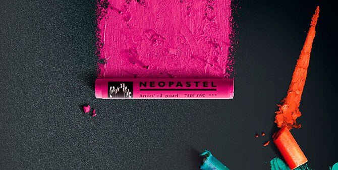 CaranD`ache Neopastel Oil Pastels Set of 12 (7400.312) | Reliance Fine Art |Pastels