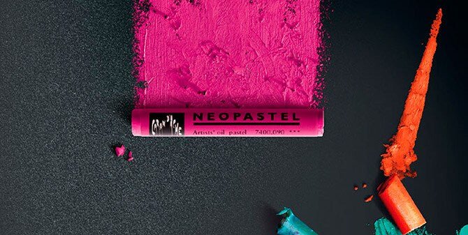 CaranD`ache Neopastel Oil Pastels Set of 12 (7400.312) | Reliance Fine Art |Pastels