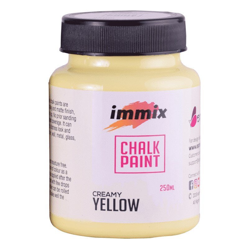 Chalk Paint 250ml Creamy yellow | Reliance Fine Art |Chalk Paint