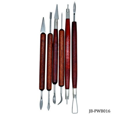 Clay Modelling Tool Set of 6 pcs Wooden (PWB016) | Reliance Fine Art |Art Tools & AccessoriesClay Tools
