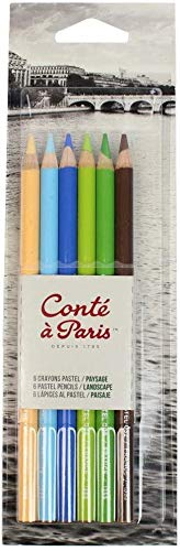 Conte a Paris Landscape Pastel Pencils Set of 6 (50113) | Reliance Fine Art |PastelsSketching Pencils Sets