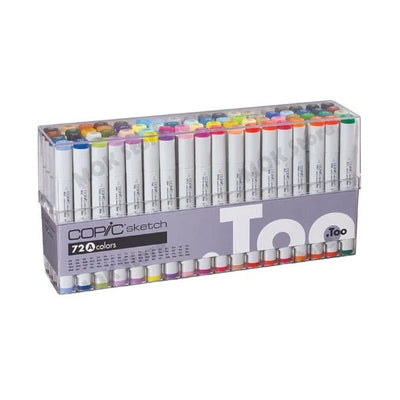 Copic Sketch 72 Shades Set A - Alcohol Markers | Reliance Fine Art |Markers