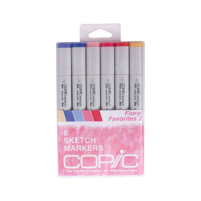 Copic Sketch Marker 6 Color Set Floral Favorites 2 | Reliance Fine Art |Markers