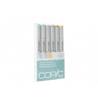 Copic Sketch Markers set of 6 Pale Pastels | Reliance Fine Art |Markers