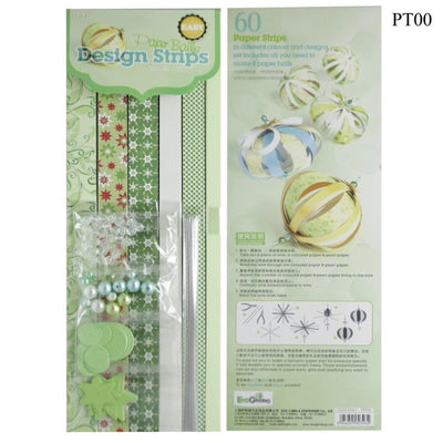 Craft Paper Balls Design Strips(01-06) (PT00) | Reliance Fine Art |