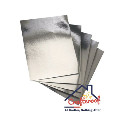 Craft Paper Silver Mirror 10 Sheet Pack A3 (CPSMA3) | Reliance Fine Art |A4 & A5Paper PacksPaper Packs A3