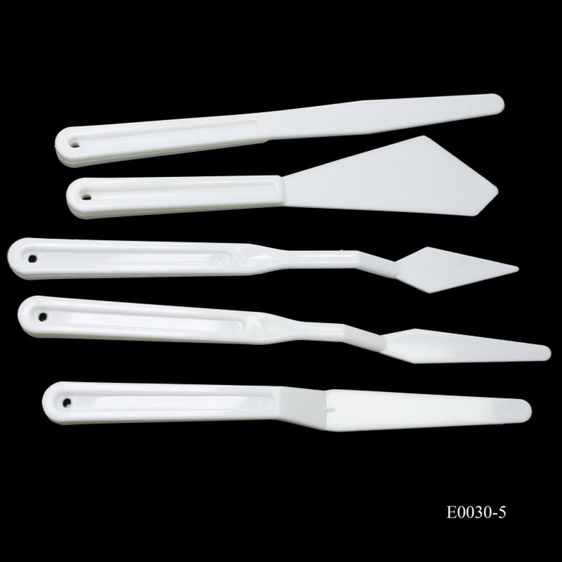 Craft Plastic Knife Set of 5 Pcs (E0030-5) | Reliance Fine Art |Art Tools & Accessories