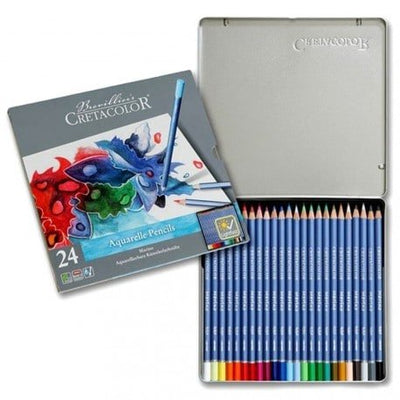 CretaColor Classic Coloured Pencils Set of 24 (27024) | Reliance Fine Art |Sketching Pencils Sets