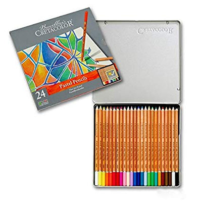 CretaColor Pastel Pencil Set of 24 (47024) | Reliance Fine Art |PastelsSketching Pencils Sets