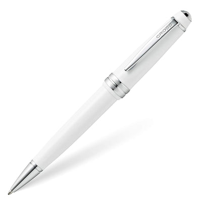 Cross Bailey Light Polished White Resin Ball Pen (AT0742-2) | Reliance Fine Art |PensStationery