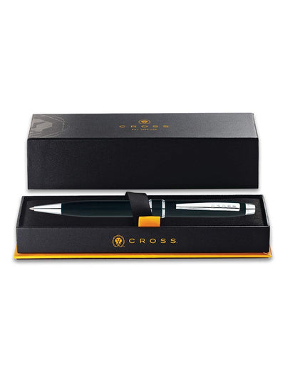 Cross Chrome Stratford Black Ball Pen (AT0172-3) | Reliance Fine Art |PensStationery