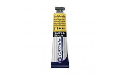 Daler Rowney Aquafine Gouache 15 ML Cadmium Yellow Deep Hue (136015618) | Reliance Fine Art |Daler Rowney Aquafine Gouache TubesGouache Paints