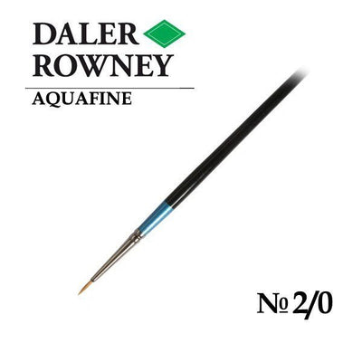 Daler-Rowney Aquafine Round AF85/Size 2/0 | Reliance Fine Art |Daler Rowney Aquafine BrushesWatercolour Brushes