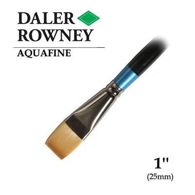 Daler-Rowney Aquafine Short Flat AF55 Size 1 Inch | Reliance Fine Art |Daler Rowney Aquafine BrushesWatercolour Brushes