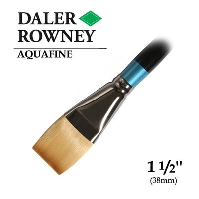Daler-Rowney Aquafine Short Flat AF55 Size 1.5 Inch | Reliance Fine Art |Daler Rowney Aquafine BrushesWatercolour Brushes