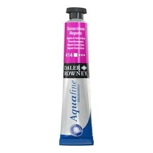 Daler-Rowney Aquafine Watercolour - 8ml - Quinacridone Magenta (414) | Reliance Fine Art |Daler Rowney Aquafine Watercolor TubesWater ColorWatercolor Paint