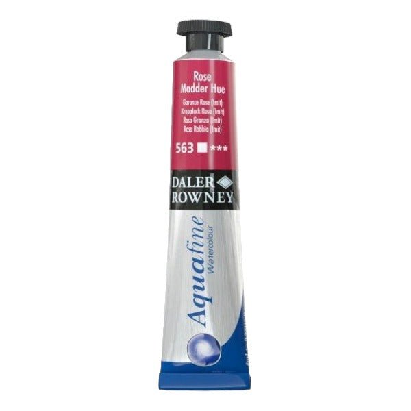 Daler-Rowney Aquafine Watercolour - 8ml - Rose Madder (Hue) (563) | Reliance Fine Art |Daler Rowney Aquafine Watercolor TubesWater ColorWatercolor Paint