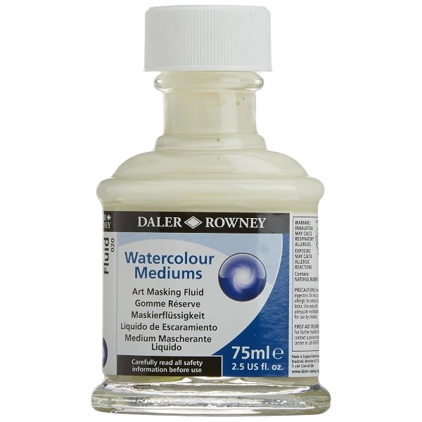 Daler & Rowney Art Masking Fluid-75 ML | Reliance Fine Art |Watercolour Mediums & Varnish