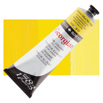 Daler Rowney Georgian Oil 225 ML Cadmium Yellow Pale Hue | Reliance Fine Art |Daler & Rowney Georgian Oil ColoursOil Paints