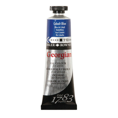 Daler Rowney Georgian Oil 225 ML Cobalt Blue (110) | Reliance Fine Art |Daler & Rowney Georgian Oil ColoursOil Paints