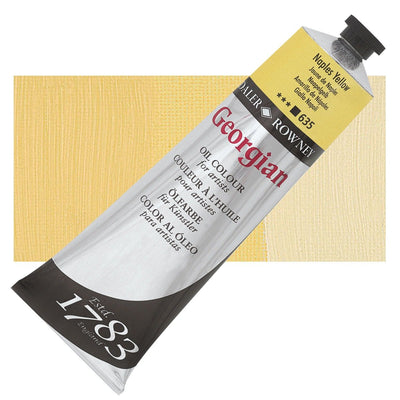 Daler Rowney Georgian Oil 225 ML Naples Yellow (635) | Reliance Fine Art |Daler & Rowney Georgian Oil ColoursOil Paints