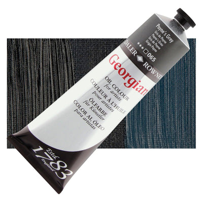 Daler Rowney Georgian Oil 225 ML Paynes Grey (065) | Reliance Fine Art |Daler & Rowney Georgian Oil ColoursOil Paints