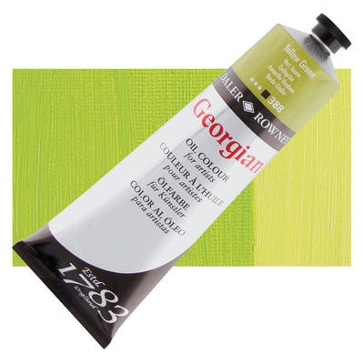 Daler Rowney Georgian Oil 225 ML Yellow Green (388) | Reliance Fine Art |Daler & Rowney Georgian Oil ColoursOil Paints