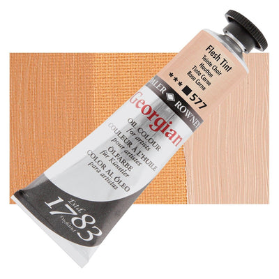 Daler Rowney Georgian Oil 38 ML Flesh Tint (577) | Reliance Fine Art |Daler & Rowney Georgian Oil ColoursOil Paints