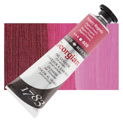 Daler Rowney Georgian Oil 38 ML Primary Magenta | Reliance Fine Art |Daler & Rowney Georgian Oil ColoursOil Paints