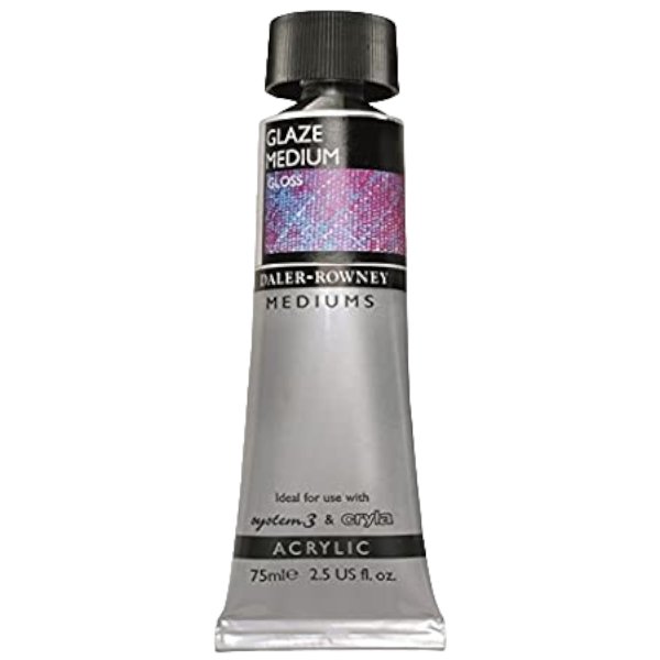 Daler & Rowney Glaze Medium Gloss 75ml | Reliance Fine Art |Acrylic Mediums & Varnishes