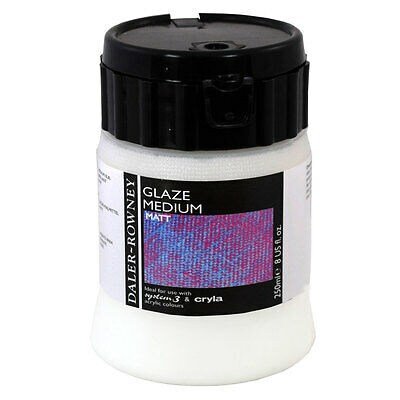 Daler Rowney Glaze Medium Matt 250ml | Reliance Fine Art |Acrylic Mediums & Varnishes