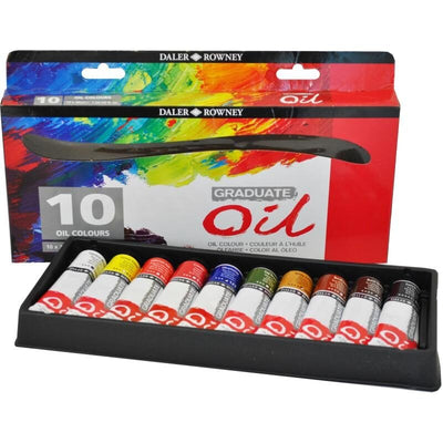 Daler Rowney Graduate Oil Colours Selection Set 10 X 38ml | Reliance Fine Art |Oil Paint SetsPaint Sets