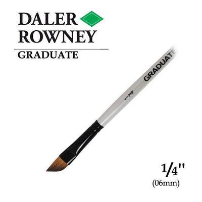 Daler Rowney Graduate Synthetic Short Handle Sword Brush Size 1/4 Inch (212100025) | Reliance Fine Art |Economy Brushes