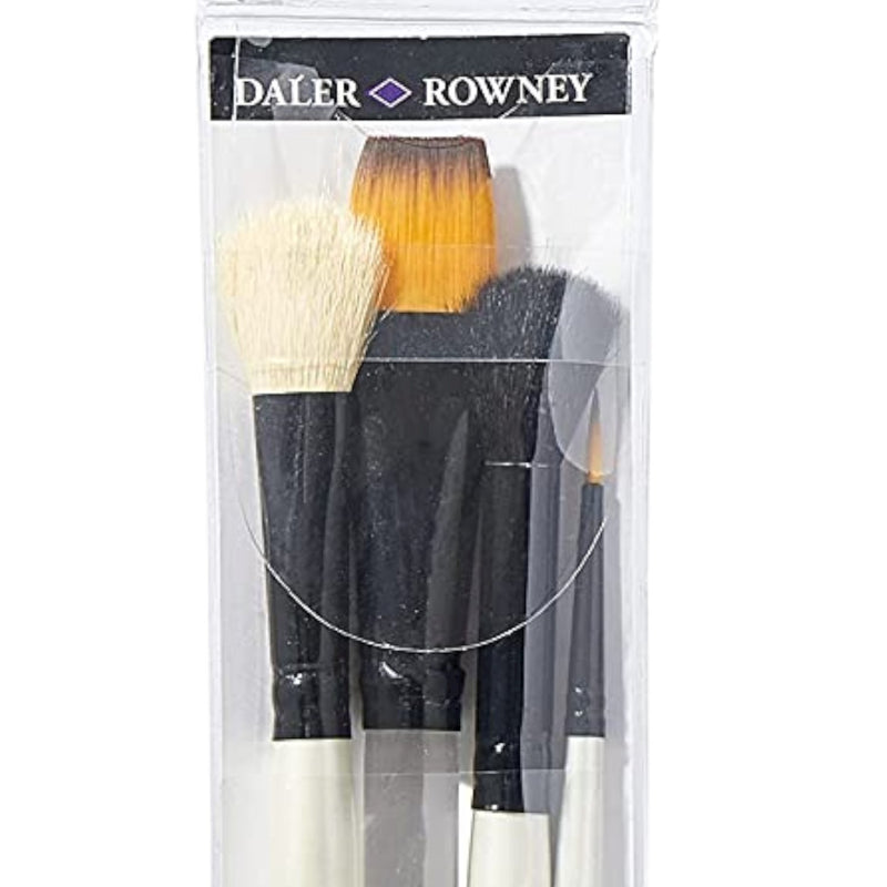 Daler Rowney Graduate Synthetic Watercolor Brush Set of 4 SH (212540009) | Reliance Fine Art |Brush Sets