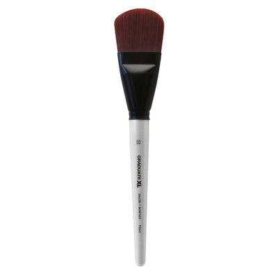 Daler Rowney Graduate XL Stiff Synthetic Filbert Brush Size 50 (212368050) | Reliance Fine Art |Wash Brushes