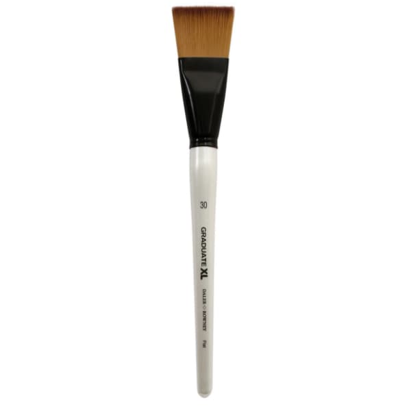 Daler Rowney Graduate XL Synthetic Soft Bristle Flat Brush Size 30 (212360030) | Reliance Fine Art |Wash Brushes