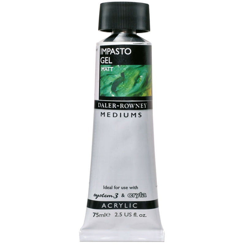 Daler & Rowney Impasto Gel Medium Matt 75ml | Reliance Fine Art |Acrylic Mediums & Varnishes