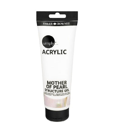 Daler Rowney Mother of Pearl Structure Gel 250 ML (126250900) | Reliance Fine Art |Acrylic Mediums & Varnishes