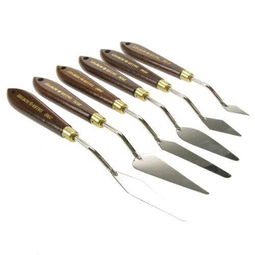 Daler Rowney Painting Knives Set Of 6 (803020006) | Reliance Fine Art |Art Tools & AccessoriesPainting Knives & SpatulasRGM Knives