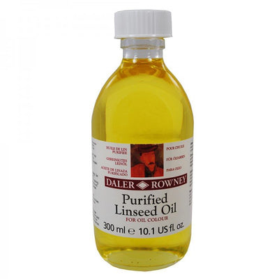 Daler & Rowney Purified Linseed Oil 300ml | Reliance Fine Art |Oil Mediums & VarnishOil Painting Mediums & Varnishes
