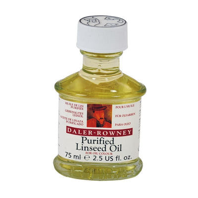 Daler & Rowney Purified Linseed Oil 75ml | Reliance Fine Art |Oil Mediums & VarnishOil Painting Mediums & Varnishes