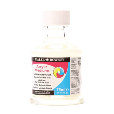 Daler Rowney Soluble Varnish Matt 75ml - (128075007) | Reliance Fine Art |Acrylic Mediums & Varnishes