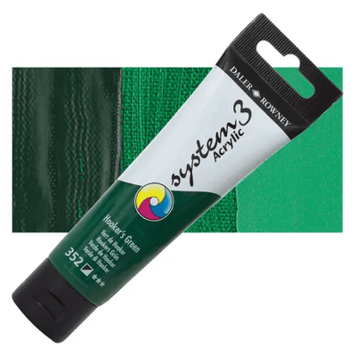 Daler & Rowney System3 150ML HOOKERS GREEN (352) | Reliance Fine Art |Acrylic PaintsDaler & Rowney System3 Acrylics