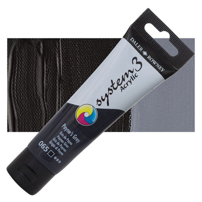 Daler & Rowney System3 150ML PAYNES GREY (065) | Reliance Fine Art |Acrylic PaintsDaler & Rowney System3 Acrylics